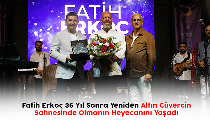 Fatih Erkoç 36 Yıl Sonra Yeniden Altın Güvercin Sahnesinde 