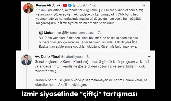İzmir siyasetinde “çiftçi” tartışması Ak Parti ve CHP Karşı Karşıya
