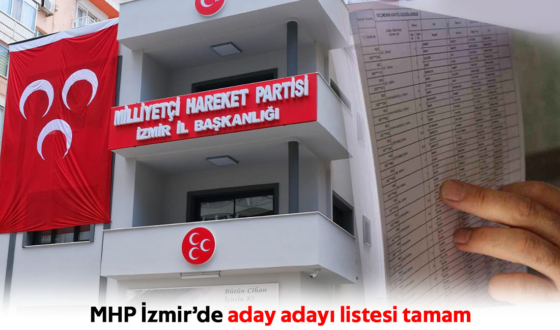 MHP İzmir’de aday adayı listesi tamam