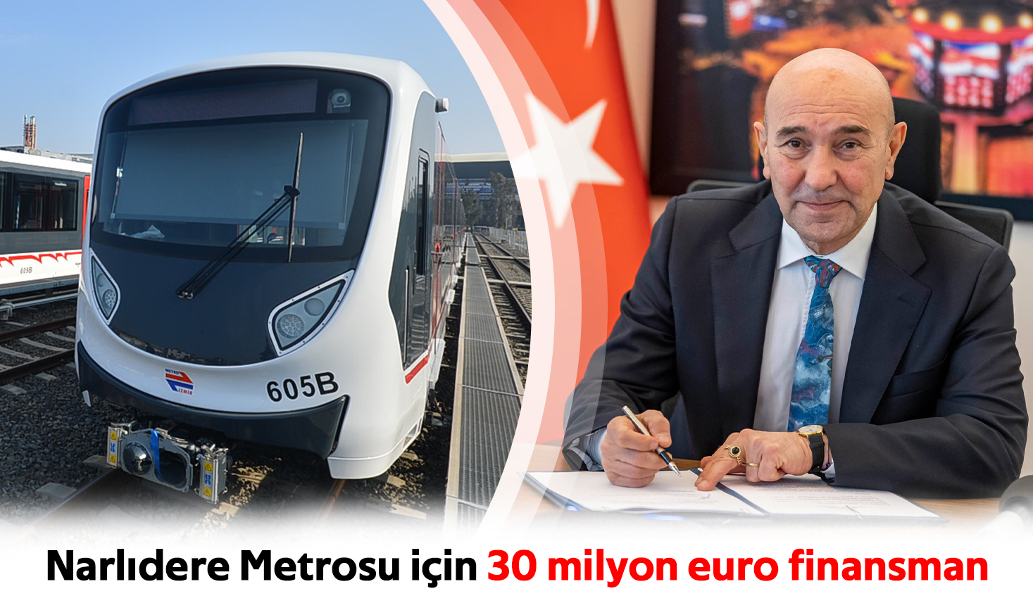 Narlıdere Metrosu için 30 milyon euro finansman