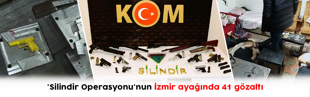 'Silindir Operasyonu'nun İzmir ayağında 41 gözaltı