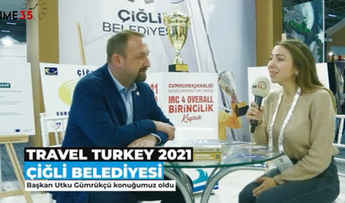 Çiğli Bld. Bşk. Utku Gümrükçü ile Travel Turkey 2021 Fuarında Konuştuk